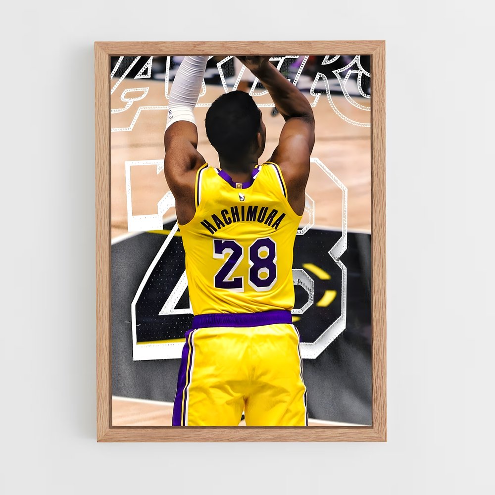 Poster Rui de hachimura – affiche Basketball (vue 4)